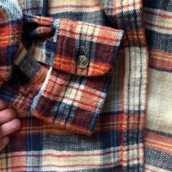 American eagle flannel hoodie size S - Picture 5 of 5